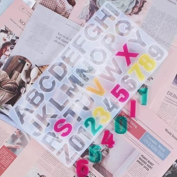 قالب الحروف الانجليزية والأرقام