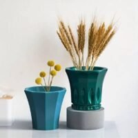 قالب سليكون على شكل مزهرية