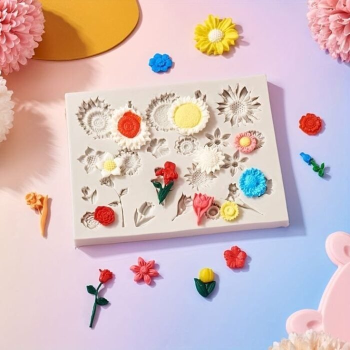 قالب الزهور