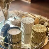 قالب كونكريت حامل شمع