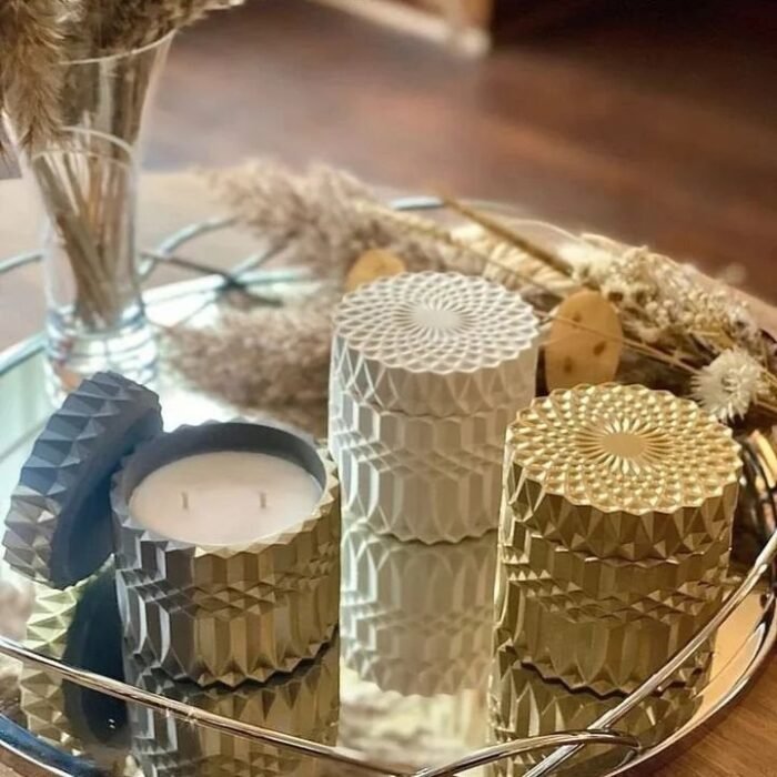 قالب كونكريت حامل شمع