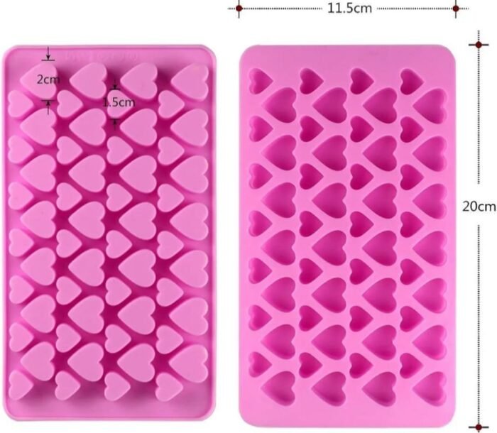 قالب القلوب صغيرة