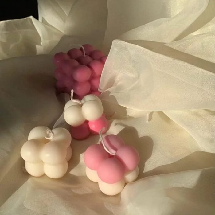 قالب شمع على شكل فقاعات صغيرة