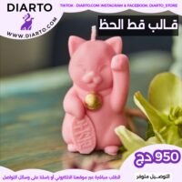 قالب قط الحظ